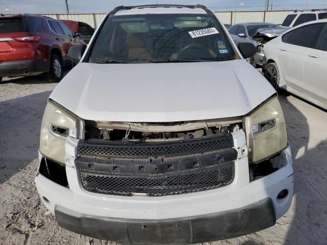 2CNDL13F256196788 - 2005 CHEVROLET EQUINOX LS WHITE photo 5