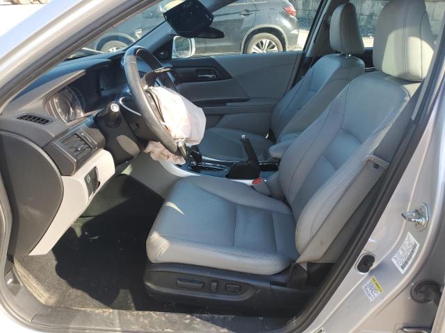 1HGCR2F85DA031855 - 2013 HONDA ACCORD EXL ვერცხლისფერი ფოტო 7