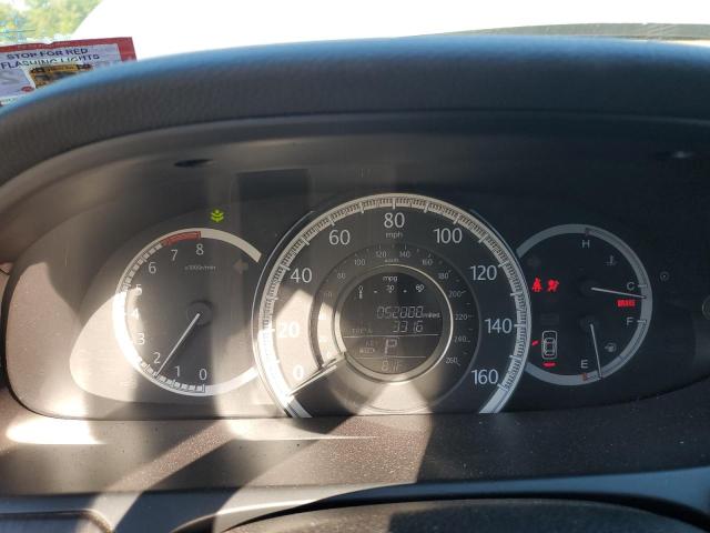 1HGCR2F85DA031855 - 2013 HONDA ACCORD EXL ვერცხლისფერი ფოტო 9