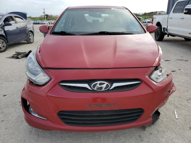 KMHCU4AE8DU320244 - 2013 HYUNDAI ACCENT GLS RED photo 5