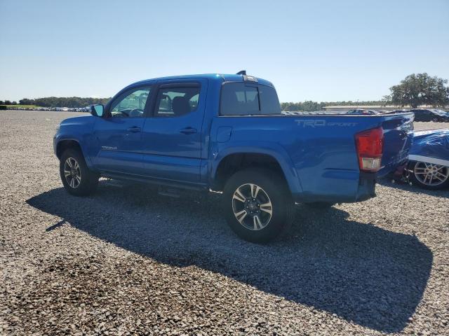 5TFAZ5CN9HX024749 - 2017 TOYOTA TACOMA DOUBLE CAB Niebieski zdjęcie 2