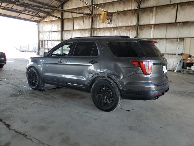 1FM5K8GT1JGB09750 - 2018 FORD EXPLORER SPORT GRAY photo 2