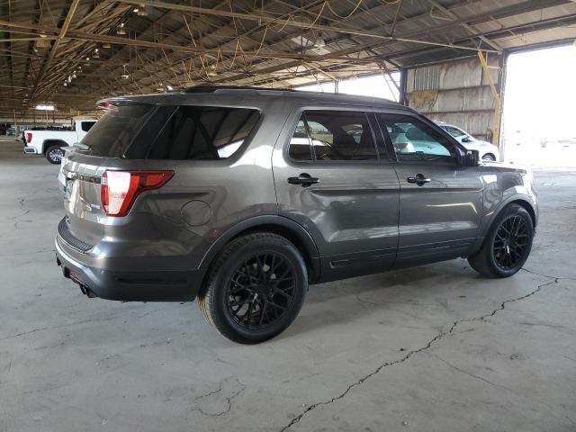 1FM5K8GT1JGB09750 - 2018 FORD EXPLORER SPORT GRAY photo 3