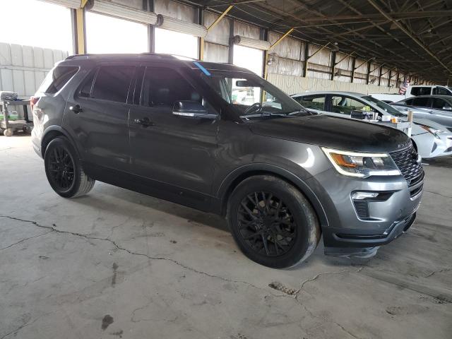1FM5K8GT1JGB09750 - 2018 FORD EXPLORER SPORT GRAY photo 4