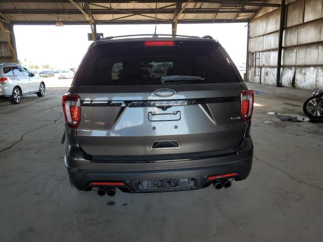 1FM5K8GT1JGB09750 - 2018 FORD EXPLORER SPORT GRAY photo 6