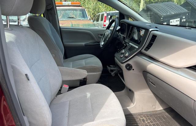 5TDZK3DC9FS644500 - 2015 TOYOTA SIENNA BURGUNDY photo 5