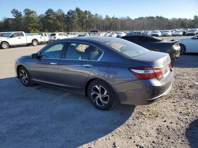 1HGCR2F38HA091221 - 2017 HONDA ACCORD LX GRAY photo 2