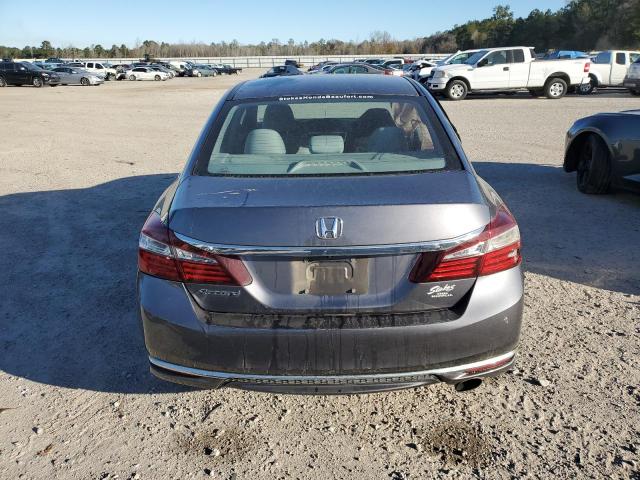 1HGCR2F38HA091221 - 2017 HONDA ACCORD LX GRAY photo 6