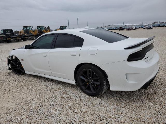 2C3CDXGJ6KH716381 - 2019 DODGE CHARGER SCAT PACK WHITE photo 2