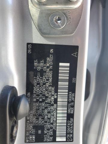 JTEBU14R368057388 - 2006 TOYOTA 4RUNNER SR5 SILVER photo 13