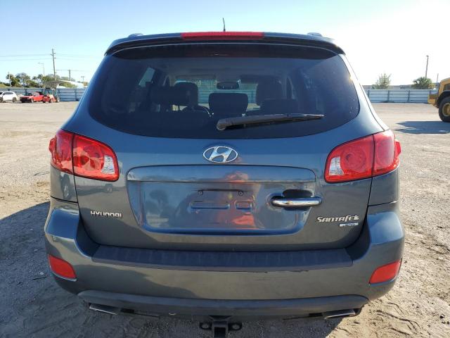 5NMSH13E08H142178 - 2008 HYUNDAI SANTA FE SE BLUE photo 6