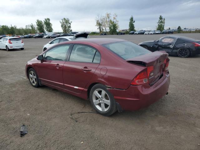 2HGFA16568H023310 - 2008 HONDA CIVIC LX RED photo 2