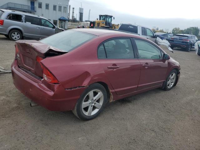 2HGFA16568H023310 - 2008 HONDA CIVIC LX RED photo 3