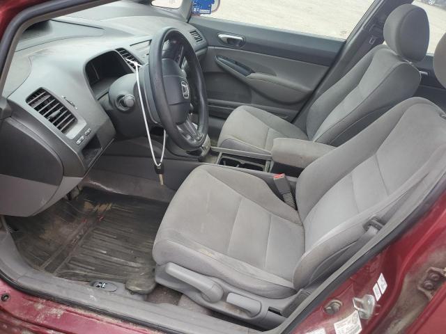 2HGFA16568H023310 - 2008 HONDA CIVIC LX RED photo 7