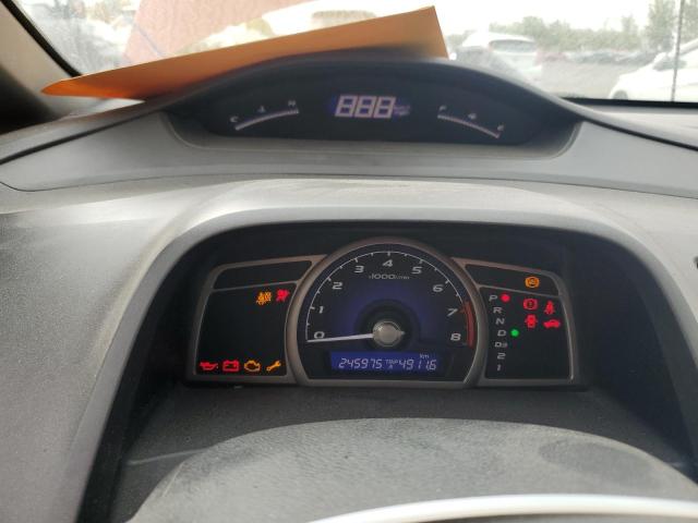 2HGFA16568H023310 - 2008 HONDA CIVIC LX RED photo 9