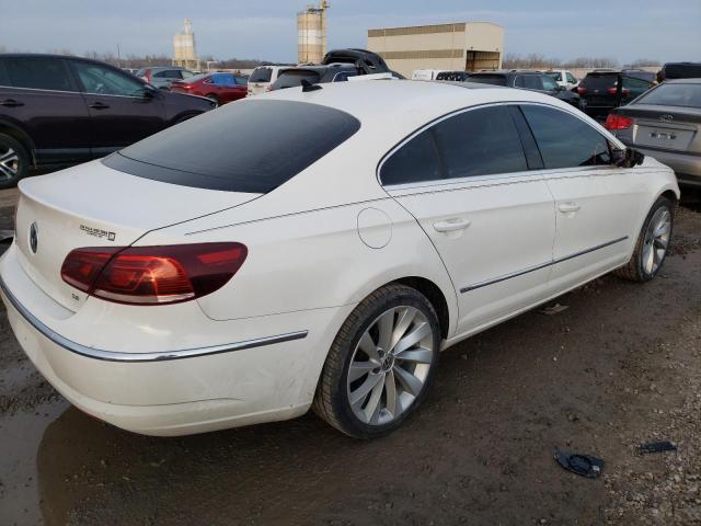 WVWHU7ANXDE500735 - 2013 VOLKSWAGEN CC LUXURY WHITE photo 3