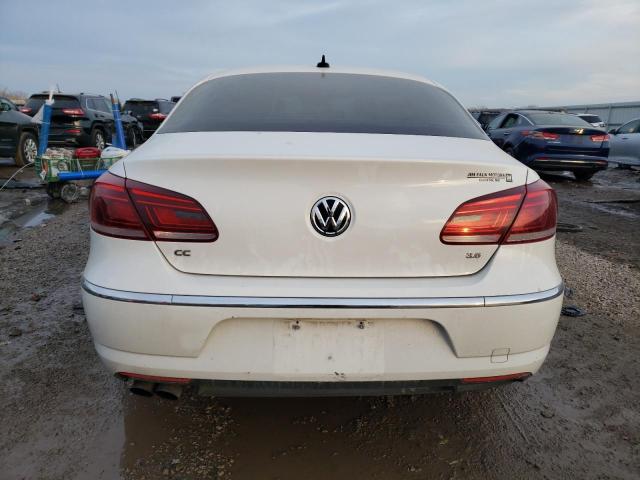 WVWHU7ANXDE500735 - 2013 VOLKSWAGEN CC LUXURY WHITE photo 6