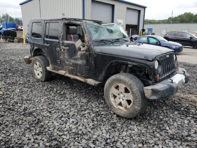 1J4GA59168L551753 - 2008 JEEP WRANGLER UNLIMITED SAHARA Սև լուսանկար 4