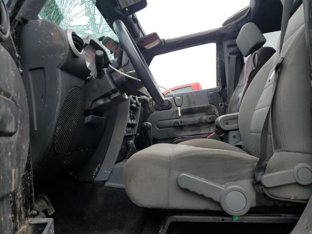 1J4GA59168L551753 - 2008 JEEP WRANGLER UNLIMITED SAHARA Սև լուսանկար 7