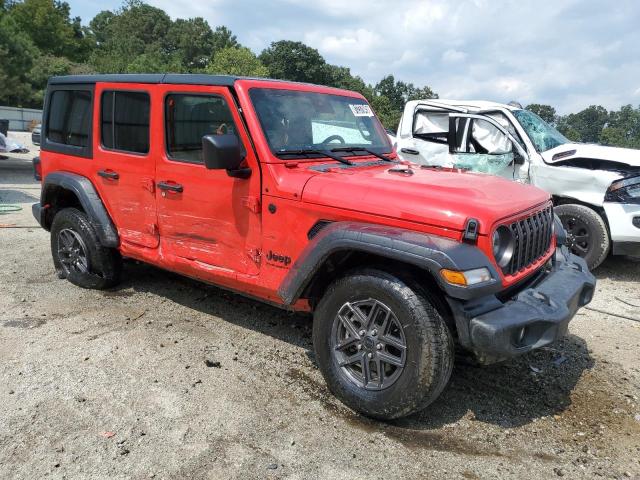 1C4PJXDN9RW268601 - 2024 JEEP WRANGLER SPORT RED photo 4