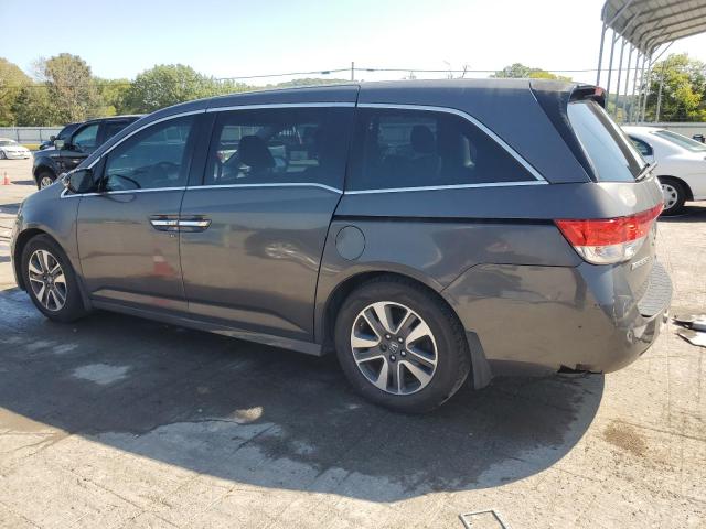 5FNRL5H91EB030454 - 2014 HONDA ODYSSEY TOURING GRAY photo 2