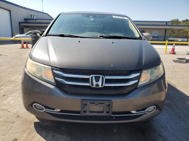 5FNRL5H91EB030454 - 2014 HONDA ODYSSEY TOURING GRAY photo 5