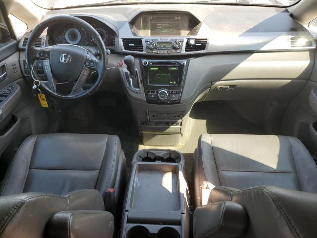 5FNRL5H91EB030454 - 2014 HONDA ODYSSEY TOURING GRAY photo 8