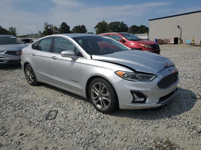 3FA6P0RU1KR120331 - 2019 FORD FUSION TITANIUM 银色 照片 4