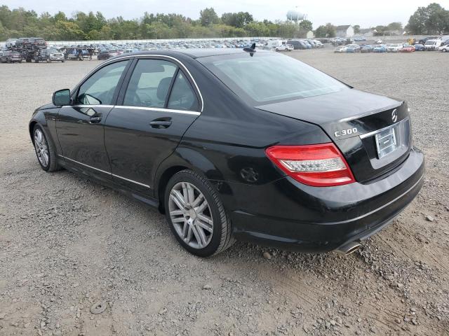 WDDGF81X49R083504 - 2009 MERCEDES-BENZ C 300 4MATIC BLACK photo 2