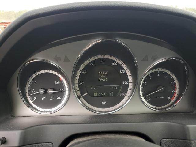 WDDGF81X49R083504 - 2009 MERCEDES-BENZ C 300 4MATIC BLACK photo 9