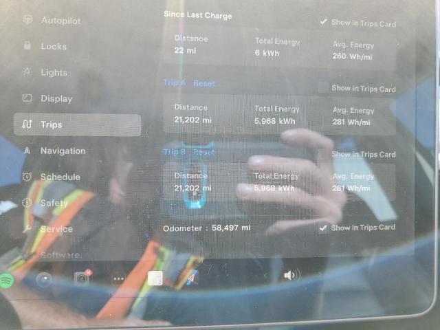 5YJ3E1EBXNF190428 - 2022 TESLA MODEL 3 RED photo 9