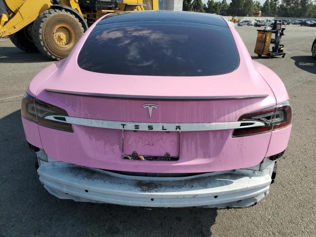 5YJSA1E2XLF415452 - 2020 TESLA MODEL S Розовый фото 6