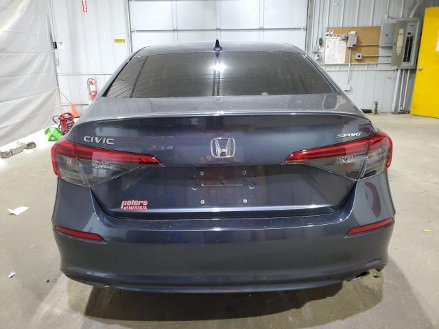 2HGFE2F57RH502590 - 2024 HONDA CIVIC SPORT GRAY photo 6