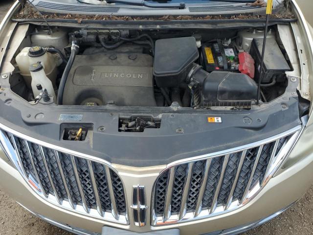 2LMDJ6JK0BBJ13949 - 2011 LINCOLN MKX GOLD photo 12