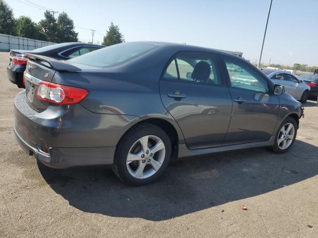 2T1BU4EE9CC877654 - 2012 TOYOTA COROLLA BASE ნაცრისფერი ფოტო 3