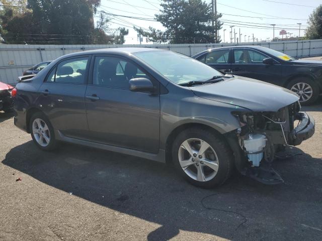 2T1BU4EE9CC877654 - 2012 TOYOTA COROLLA BASE ნაცრისფერი ფოტო 4