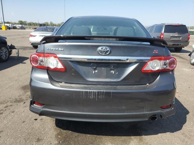 2T1BU4EE9CC877654 - 2012 TOYOTA COROLLA BASE ნაცრისფერი ფოტო 6