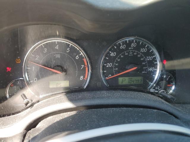 2T1BU4EE9CC877654 - 2012 TOYOTA COROLLA BASE ნაცრისფერი ფოტო 9