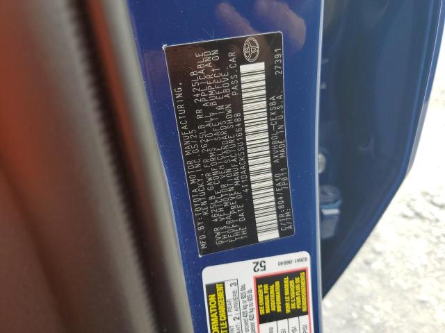 4T1DAACK5SU166488 - 2025 TOYOTA CAMRY XSE BLUE photo 12