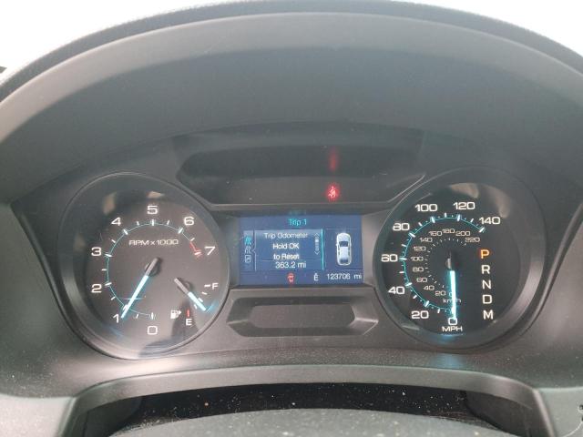 1FM5K7B86FGC59972 - 2015 FORD EXPLORER SILVER photo 9