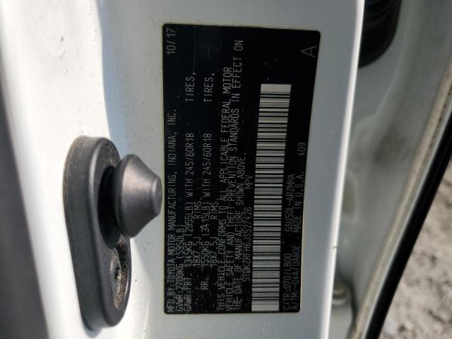 5TDKZRFH6JS527426 - 2018 TOYOTA HIGHLANDER SE Ақ фото 14