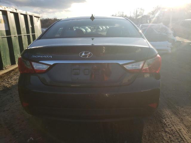 5NPEB4AC8EH844104 - 2014 HYUNDAI SONATA GLS BLACK photo 6