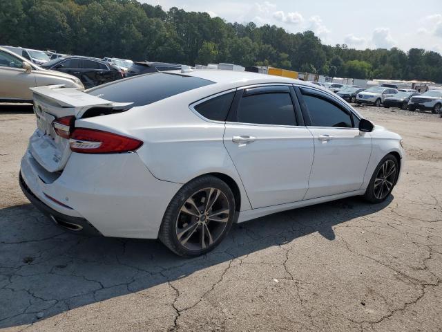 3FA6P0D94KR187301 - 2019 FORD FUSION TITANIUM 白色 照片 3