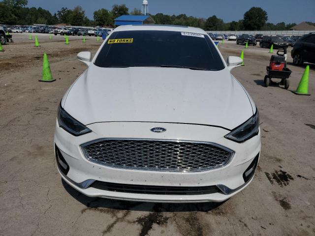 3FA6P0D94KR187301 - 2019 FORD FUSION TITANIUM 白色 照片 5