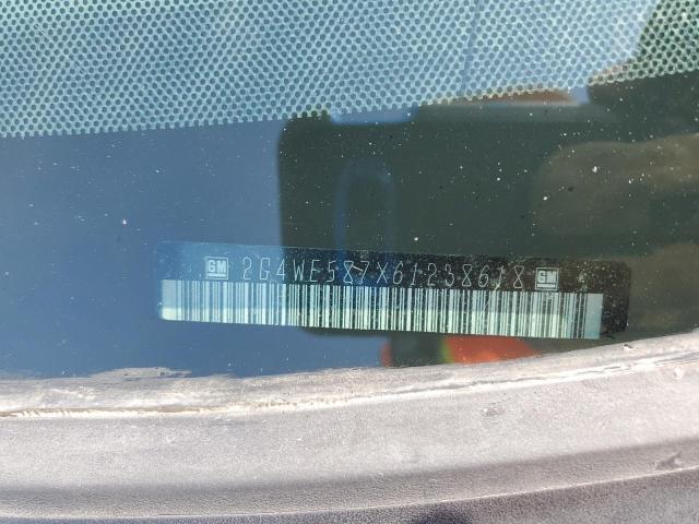 2G4WE587X61238618 - 2006 BUICK LACROSSE CXS Beyaz fotoğraf 12