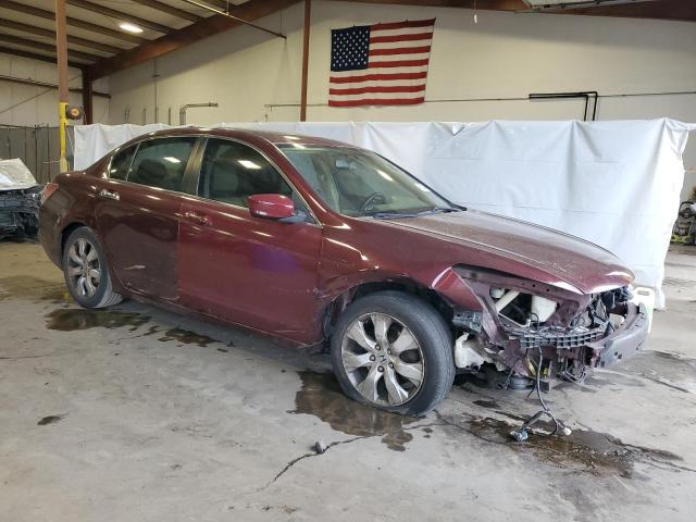 1HGCP36859A028361 - 2009 HONDA ACCORD EXL BURGUNDY photo 4