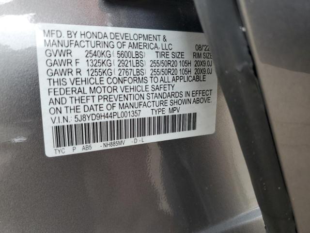 5J8YD9H44PL001357 - 2023 ACURA MDX TECHNOLOGY Argent photo 13