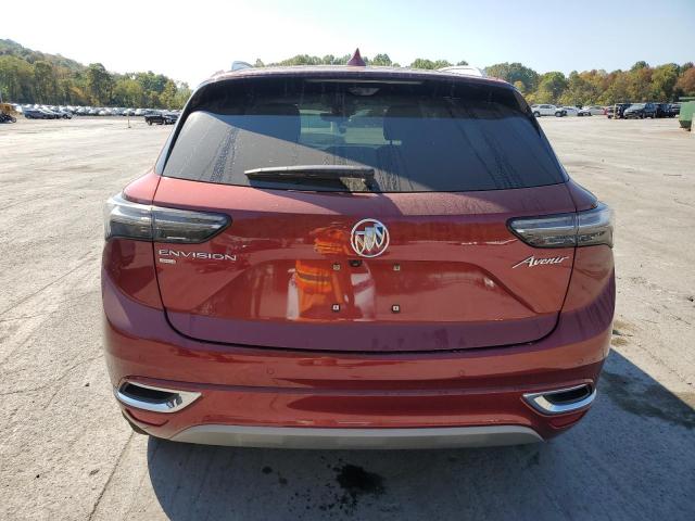 LRBFZSR47PD226233 - 2023 BUICK ENVISION AVENIR Czerwony zdjęcie 6