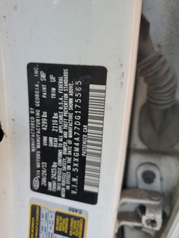 5XXGM4A77DG175565 - 2013 KIA OPTIMA LX WHITE photo 12