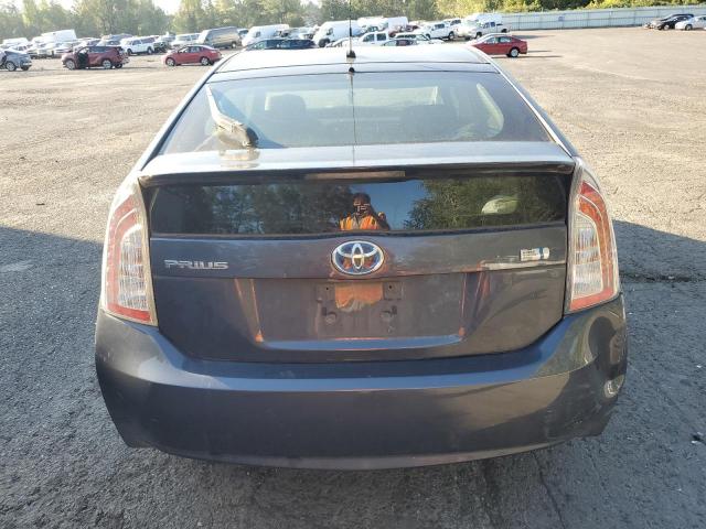 JTDKN3DU4C1524565 - 2012 TOYOTA PRIUS Gris photo 6